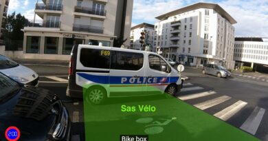 SAS vélo la police en infraction