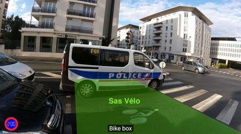 SAS vélo la police en infraction